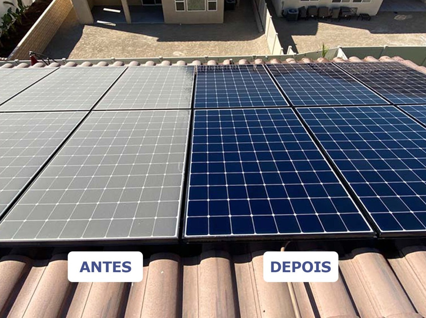 Limpeza e Manutenção de Painéis Solares